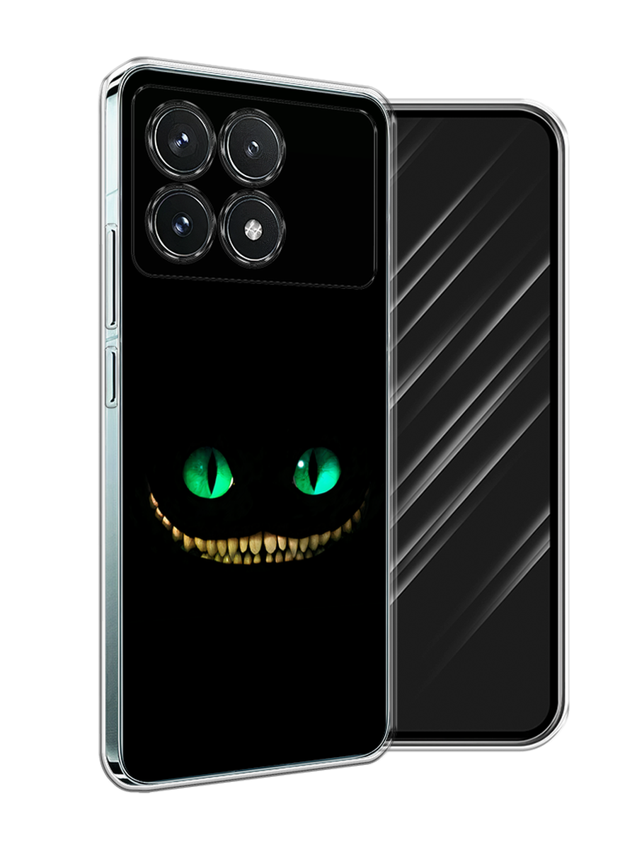 

Чехол Awog на Xiaomi Redmi K70 Pro 5G "Зеленоглазый чеширский кот", Черный, 320750-1