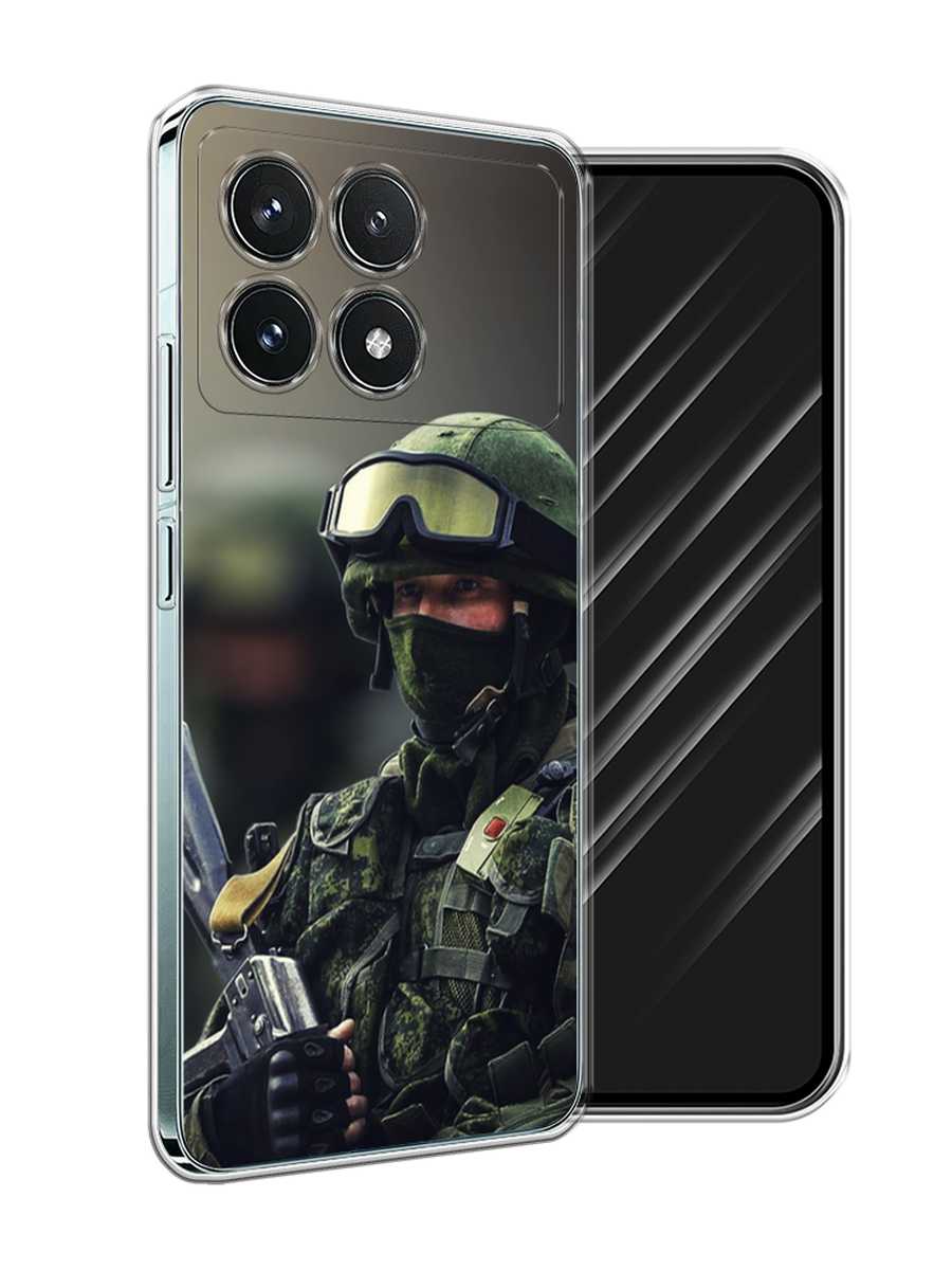 

Чехол Awog на Xiaomi Redmi K70 Pro 5G "Солдат", Зеленый;серый, 320750-1