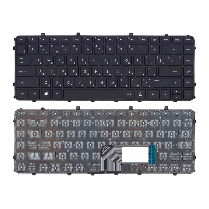 

Клавиатура для ноутбука HP Envy 4-1000 черная с рамкой