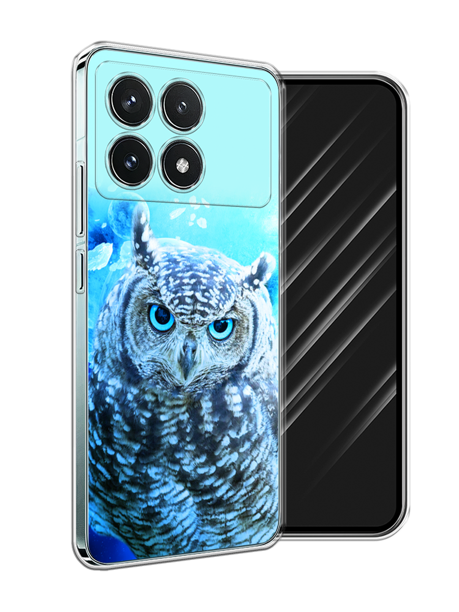 

Чехол Awog на Xiaomi Redmi K70 Pro 5G "Сова арт 7", Синий;голубой, 320750-1