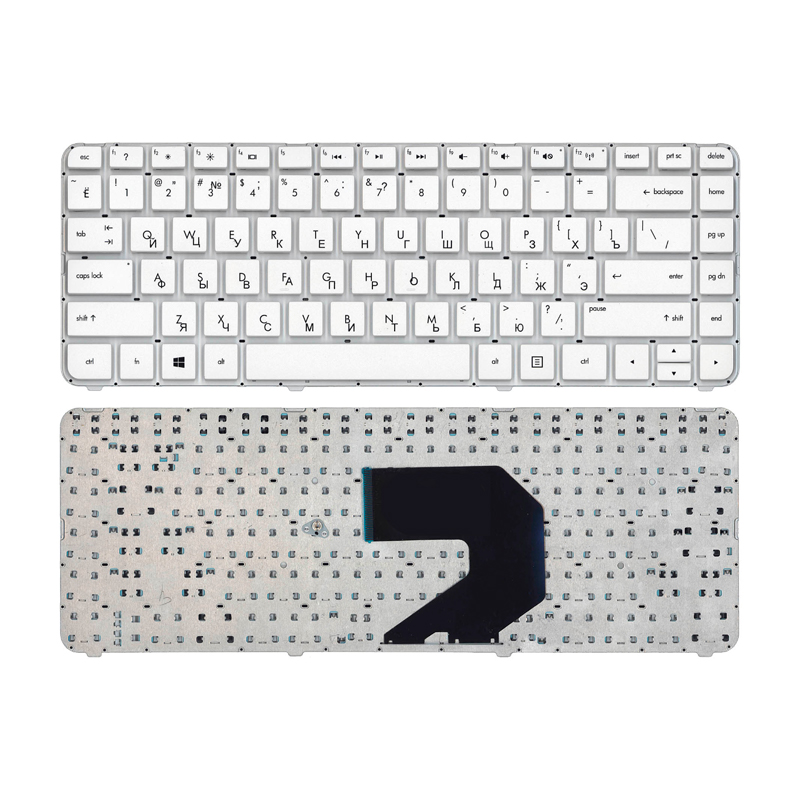 Клавиатура для ноутбука HP Pavilion G4-2000 белая без рамки