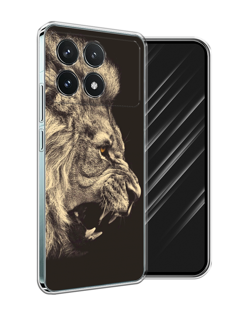 

Чехол Awog на Xiaomi Redmi K70 Pro 5G "Львиный рык 2", Бежевый;черный, 320750-1