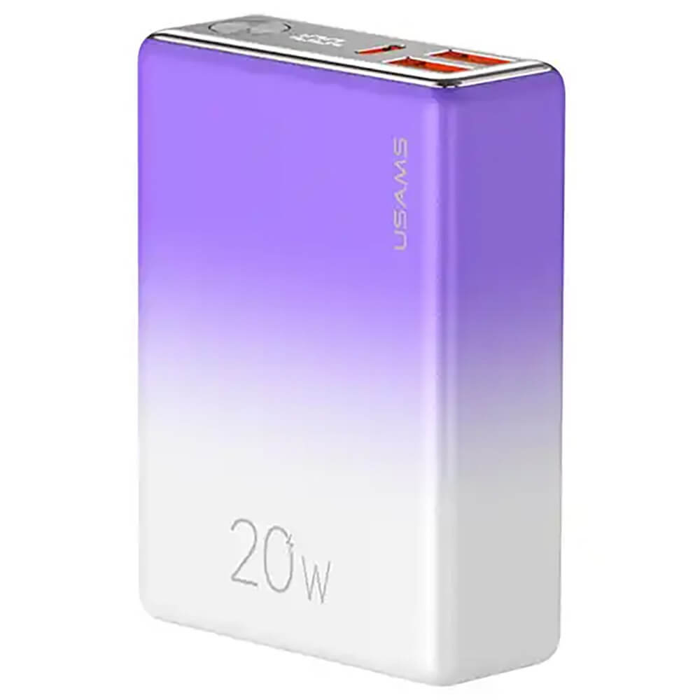 

Внешний аккумулятор Usams US-CD192 10000 mAh, фиолетовый (10KCD19203), US-CD192 10000 mAh, фиолетовый (10KCD19203)
