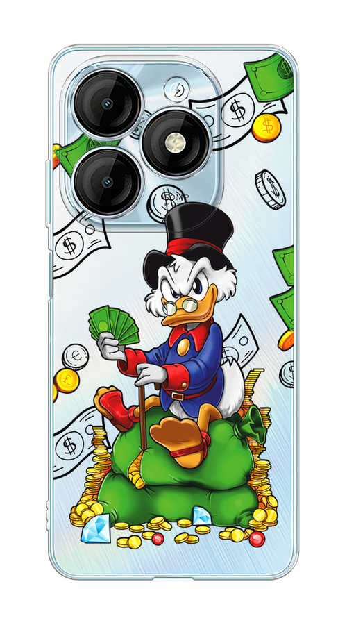 

Чехол на Itel P55 "Scrooge Richness", Черный;синий;зеленый, 3201850-1