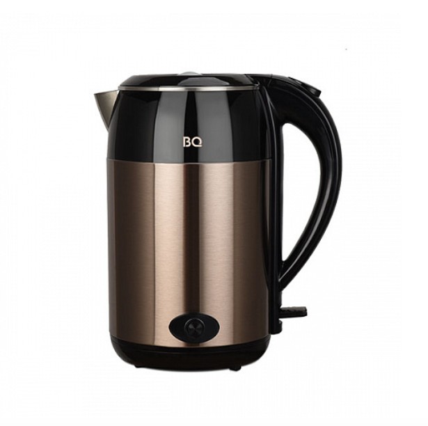 Чайник электрический BQ KT1800SW 1.8 л золотистый, черный кружка с двойными стенками теплой зимы розовая сказка 270 мл