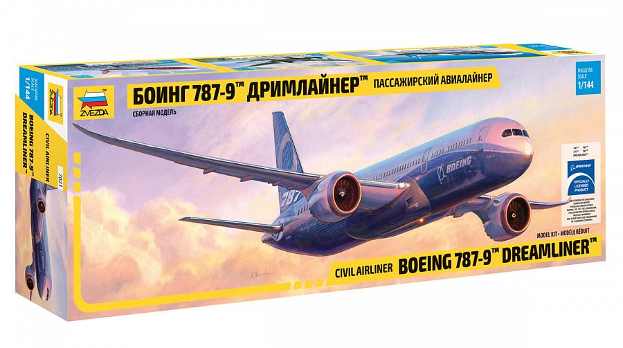 

Сборная модель Пассажирский авиалайнер Боинг 787-9 Дримлайнер 1 144