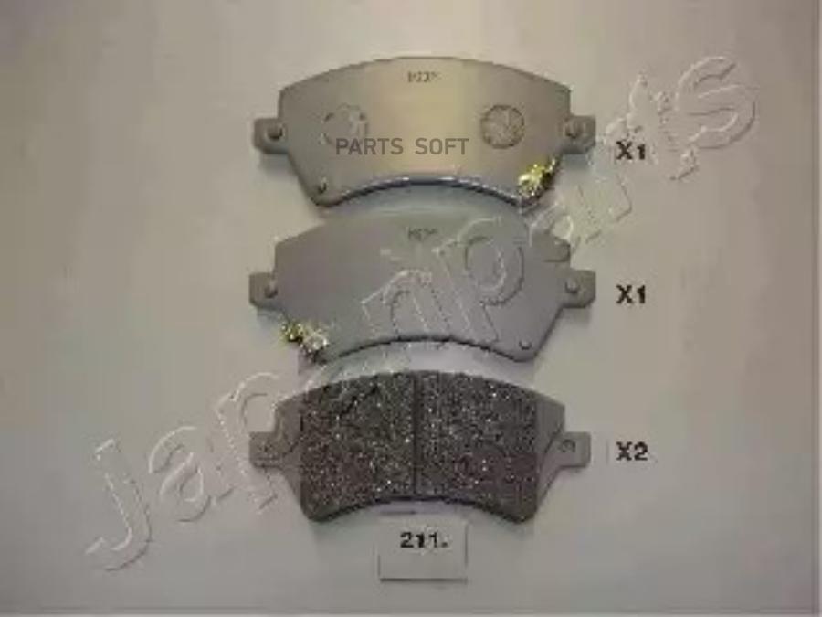 

Тормозные колодки Japanparts PA211AF