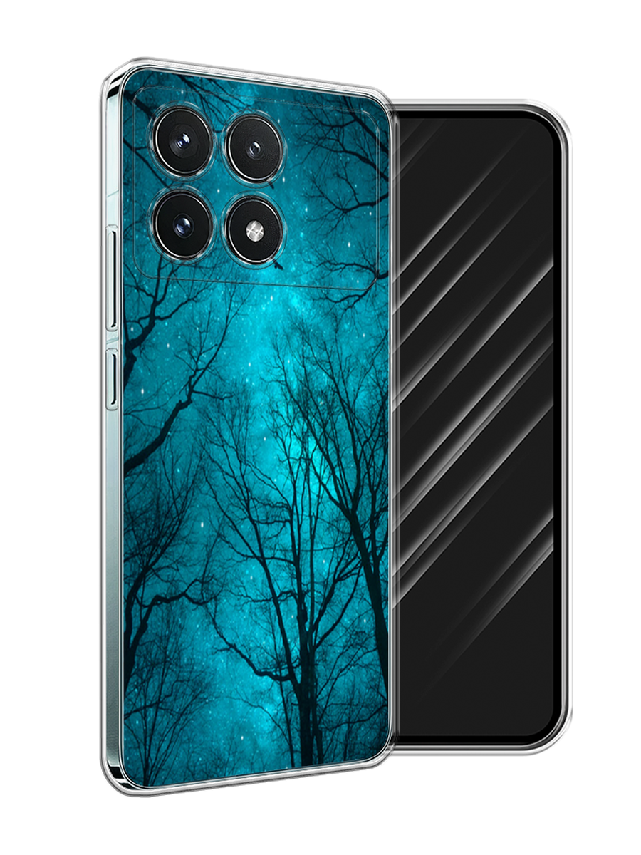 

Чехол Awog на Xiaomi Redmi K70 Pro 5G "Сказочный лес", Черный;бирюзовый, 320750-1
