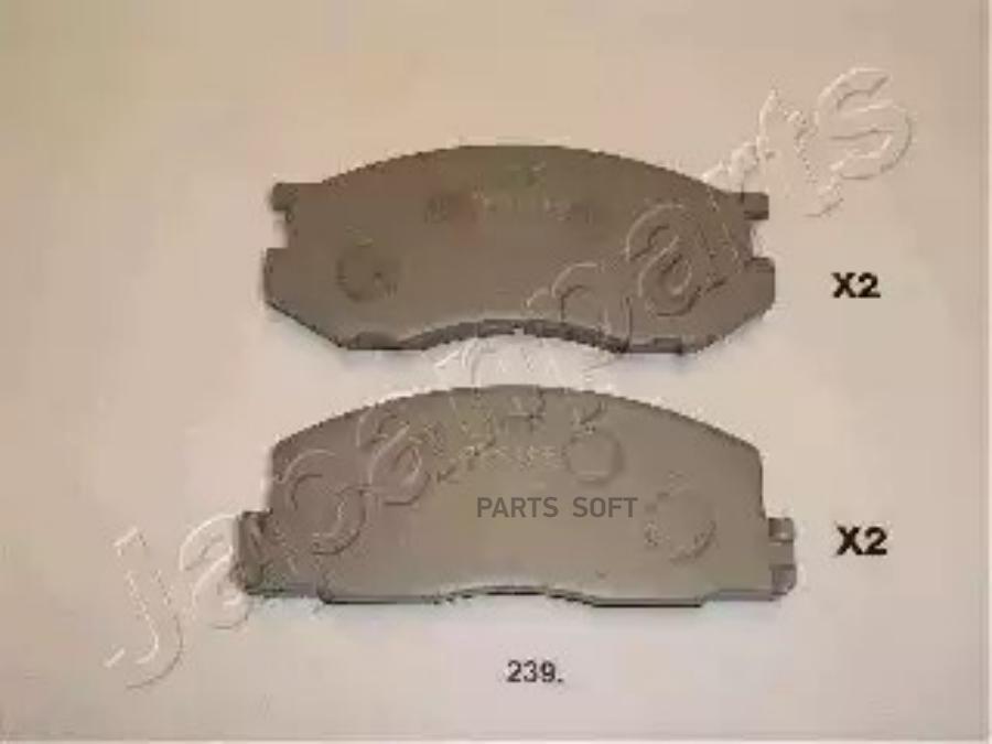 

Тормозные колодки Japanparts PA239AF