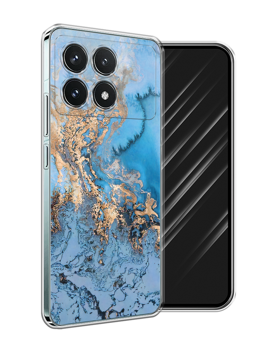 

Чехол Awog на Xiaomi Redmi K70 Pro 5G "Морозная лавина синяя", Серебристый, 320750-1