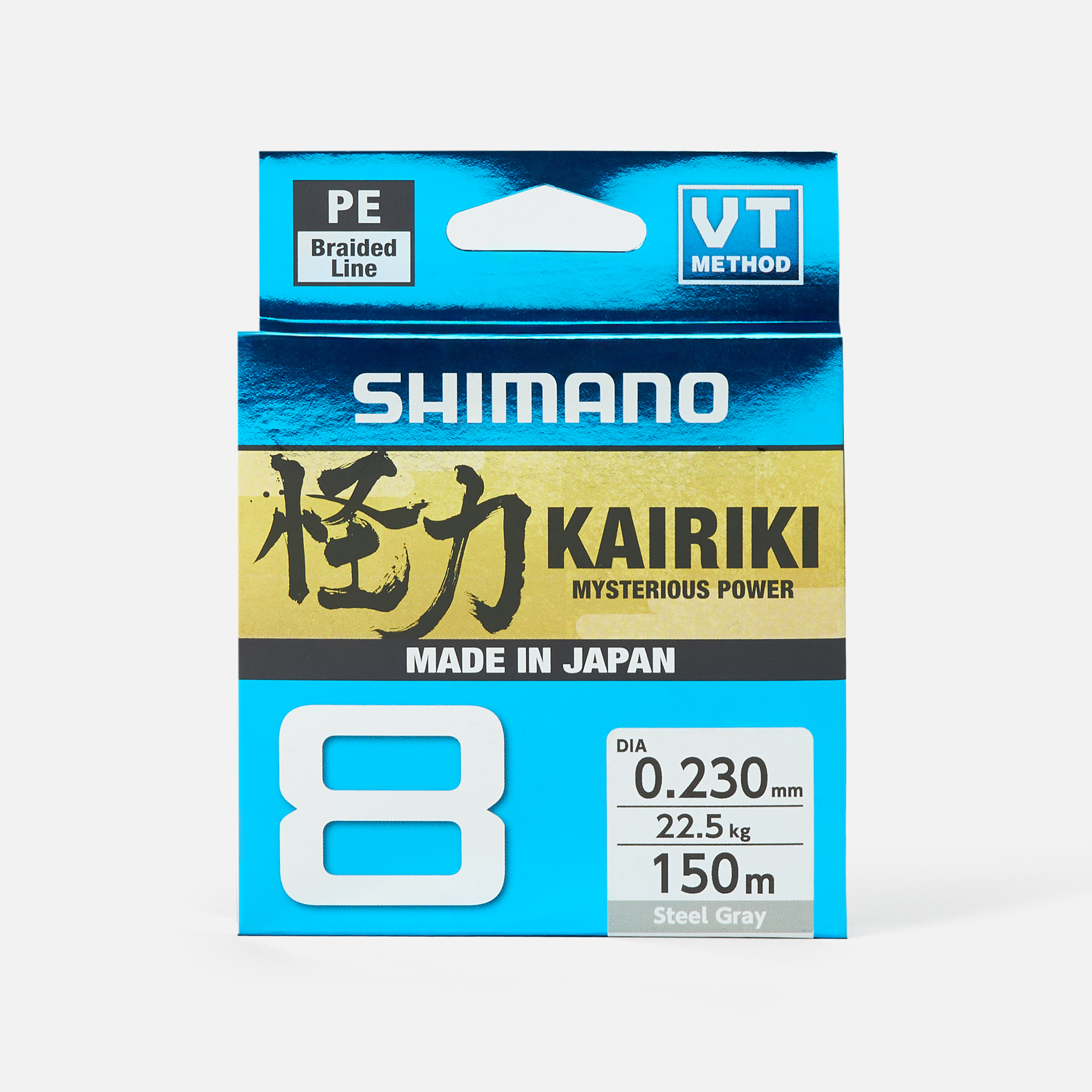 Леска Shimano Kairiki 8, 150м, серый