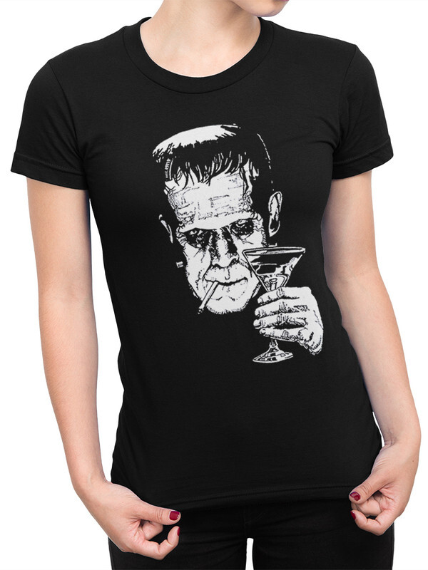 

Футболка женская Dream Shirts Франкенштейн черная 2XL, Франкенштейн
