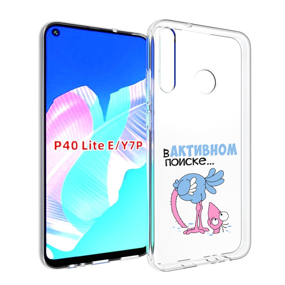 

Чехол бампер MyPads в активном поиске для Huawei P40 Lite E., Прозрачный, Tocco