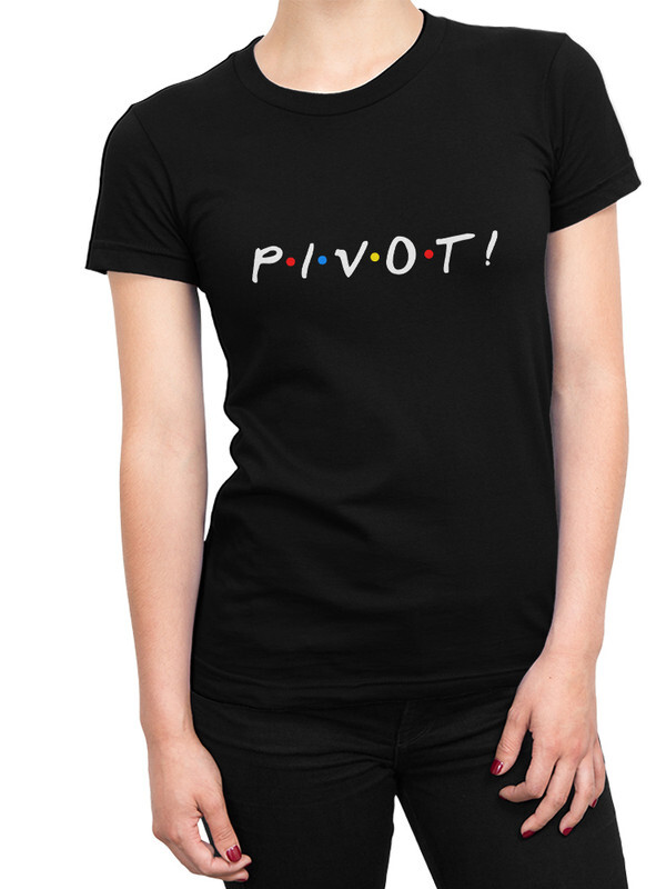 

Футболка женская Dream Shirts Друзья - Pivot черная 3XL, Друзья - Pivot