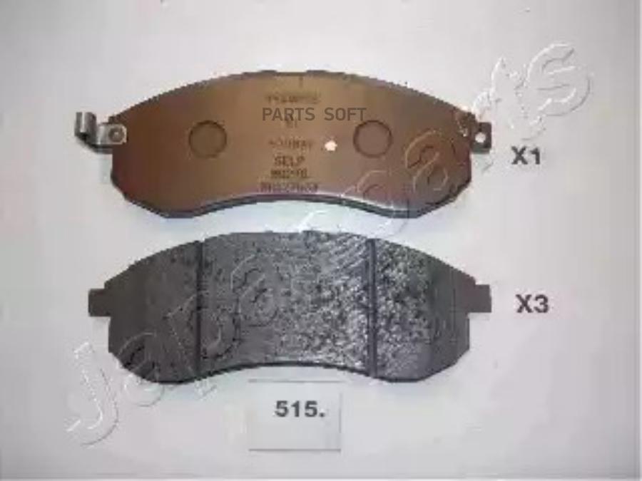 

Тормозные колодки Japanparts PA515AF