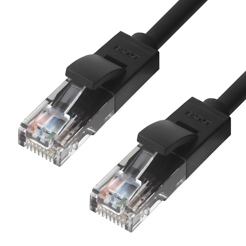 фото Кабель gcr rj45-rj45 3м m-m black (gcr-lnc06-3.0m)