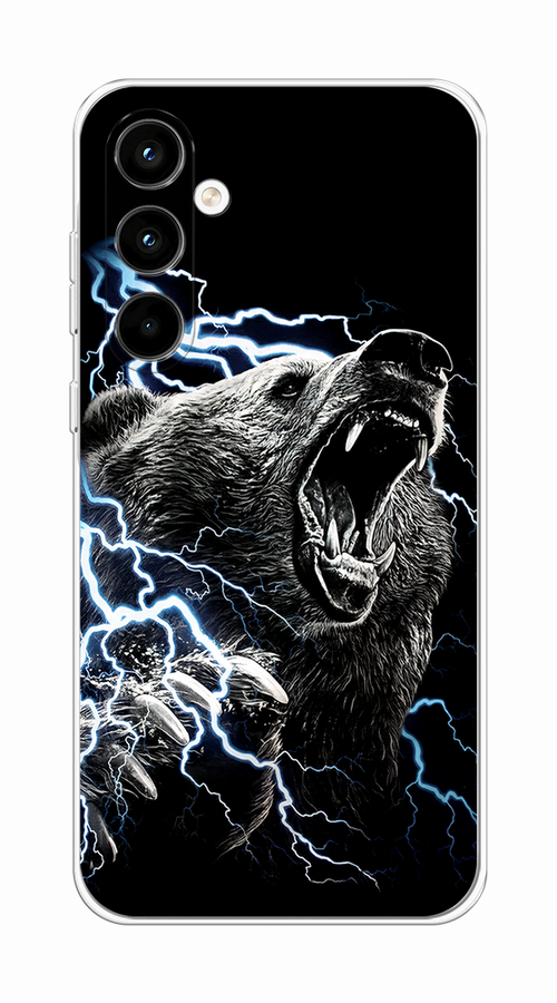 

Чехол на Samsung Galaxy A35 5G "Гроза и медведь", Черный;серый;серебристый, 2109350-1
