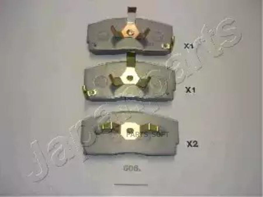 

Тормозные колодки Japanparts PA606AF