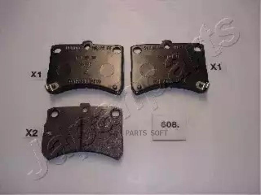 

Тормозные колодки Japanparts PA608AF