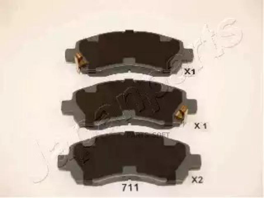 

Тормозные колодки Japanparts PA711AF