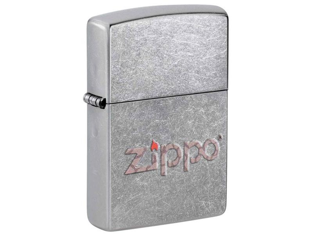 

Зажигалка Zippo 207 SNAKESKIN ZIPPO LOGO, Серебристый
