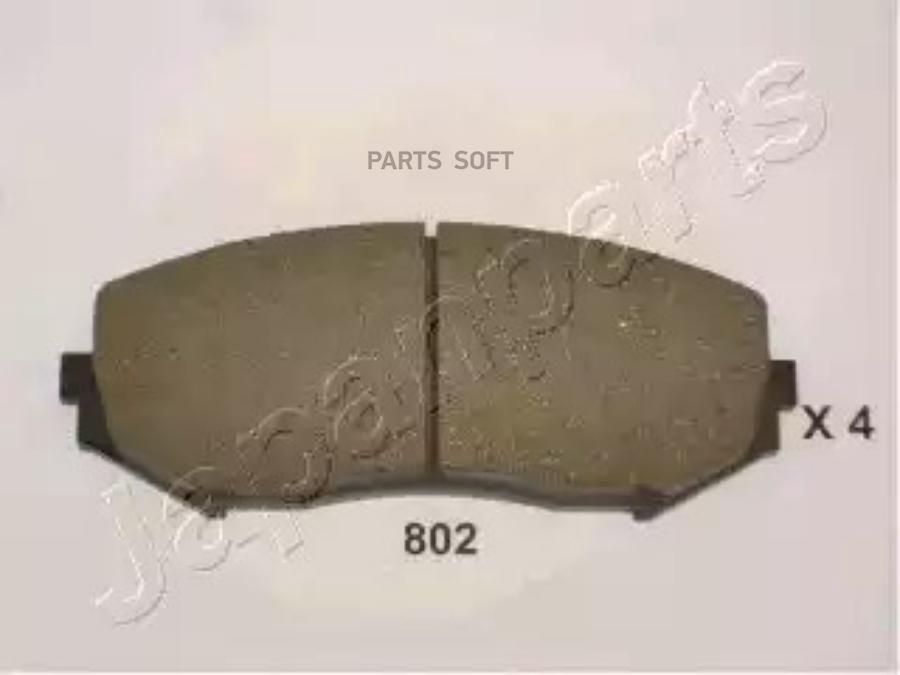 

Тормозные колодки Japanparts PA802AF