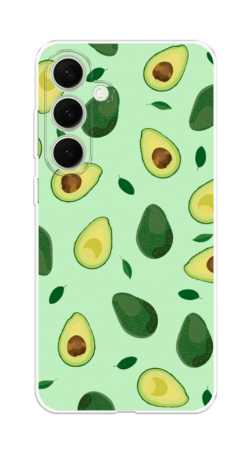 

Чехол на Samsung Galaxy S25 Plus "Blue avocado", Коричневый;зеленый, 2110450-1