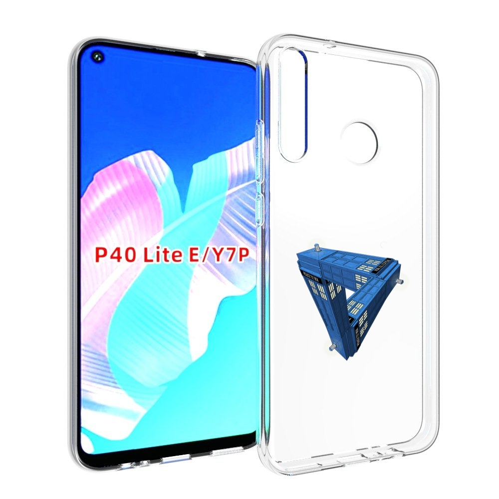

Чехол бампер MyPads головолока абстракция для Huawei P40 Lite E., Прозрачный, Tocco