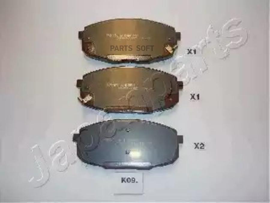 

Тормозные колодки Japanparts PAK09AF