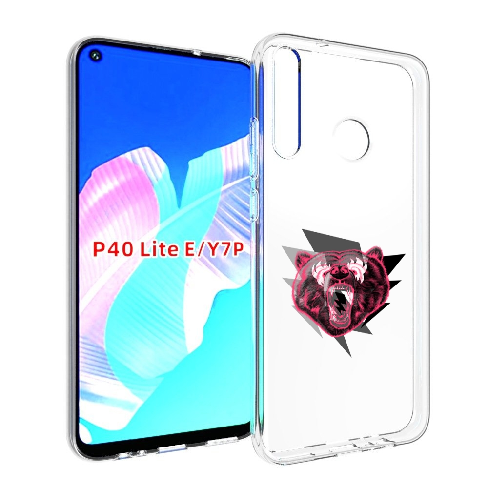 

Чехол бампер MyPads грозовой медведь для Huawei P40 Lite E., Прозрачный, Tocco