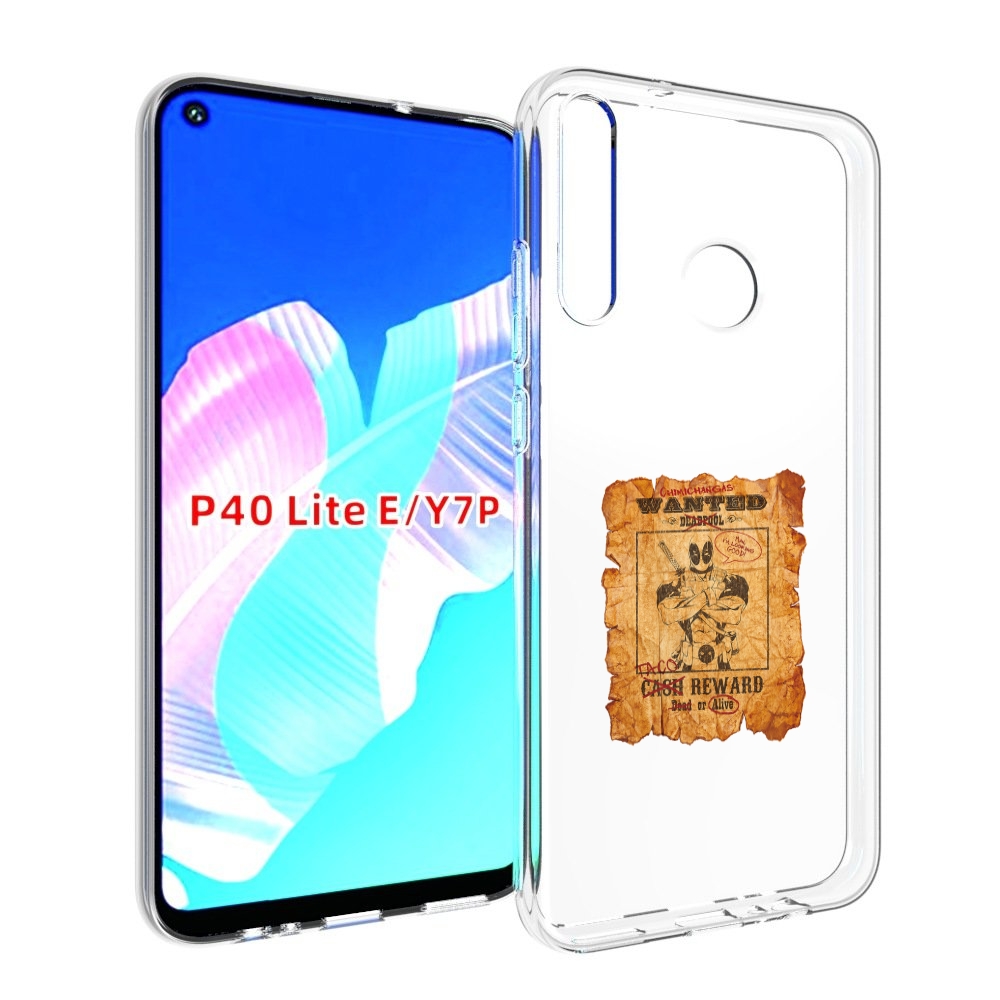 

Чехол бампер MyPads дедпул для Huawei P40 Lite E., Прозрачный, Tocco