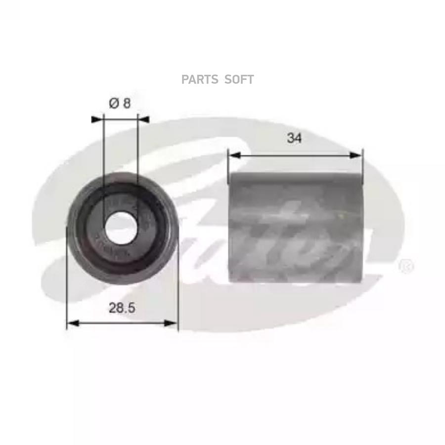 

GATES Ролик ГРМ GATES T42139