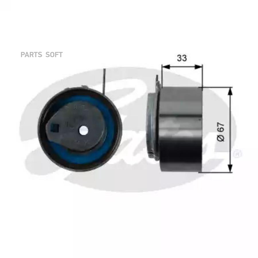 

GATES Ролик ГРМ GATES T43008