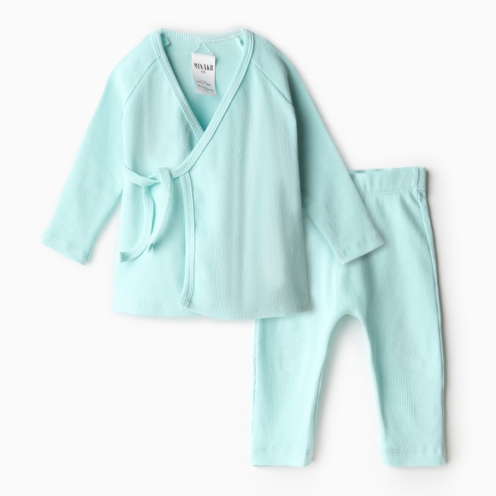 

Комплекты для новорожденных MINAKU Basic Line BABY, голубой, 86, Basic Line BABY