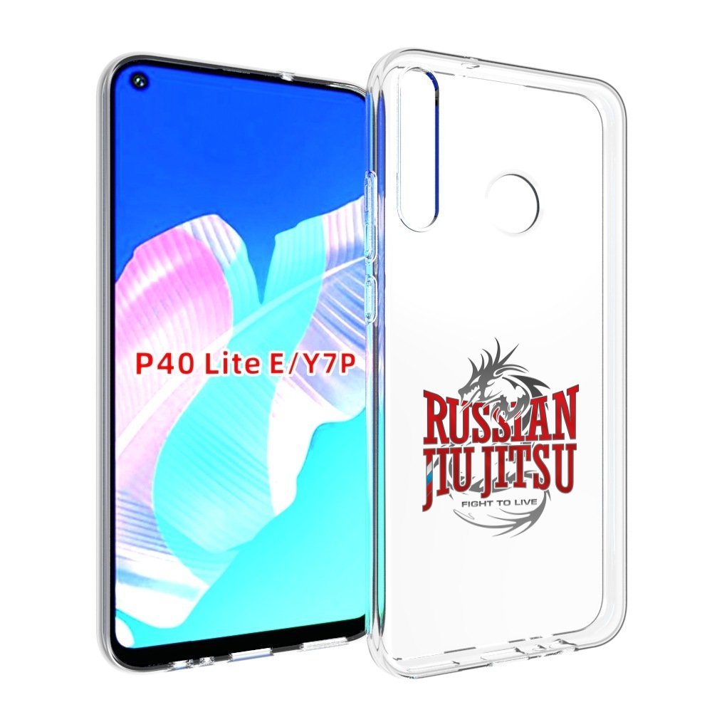 

Чехол бампер MyPads джиу джитсу для Huawei P40 Lite E., Прозрачный, Tocco