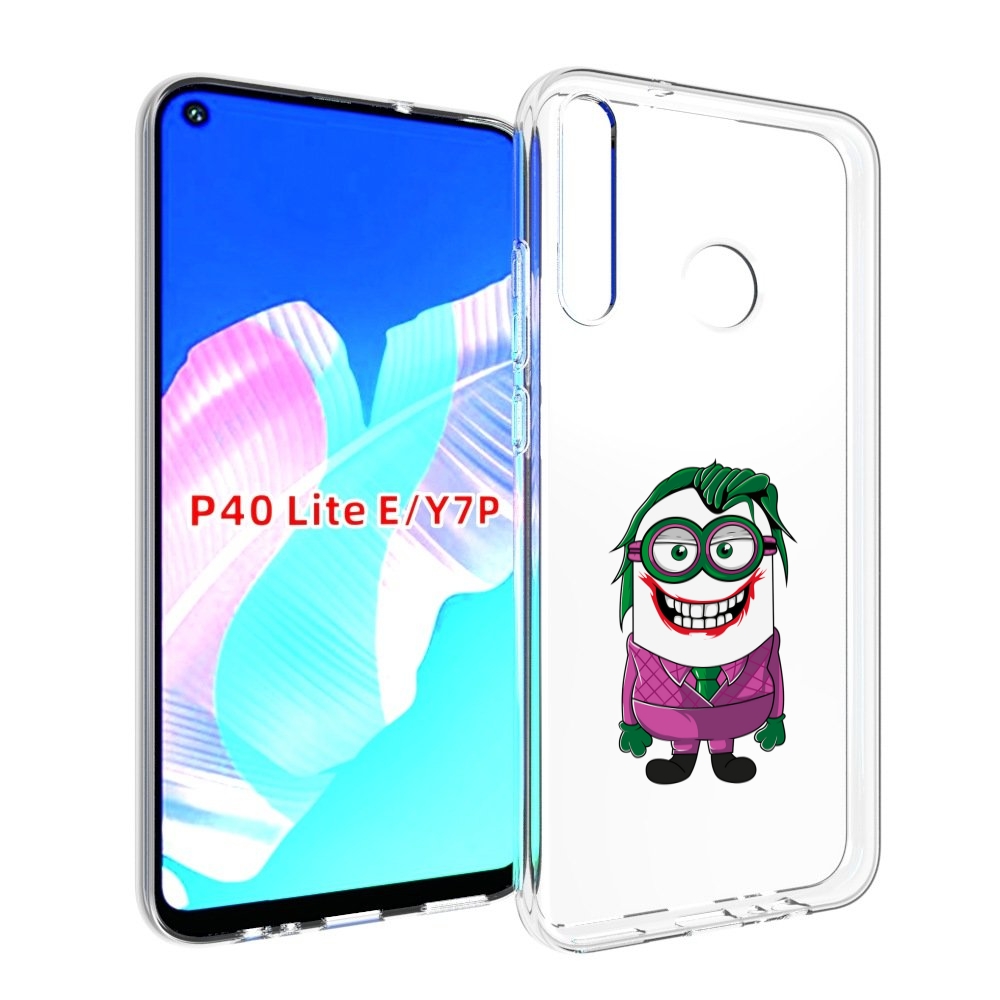 

Чехол бампер MyPads джокер миньон для Huawei P40 Lite E., Прозрачный, Tocco