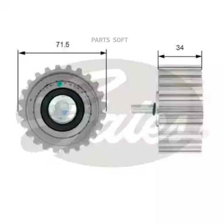 

GATES Ролик ГРМ GATES T42183