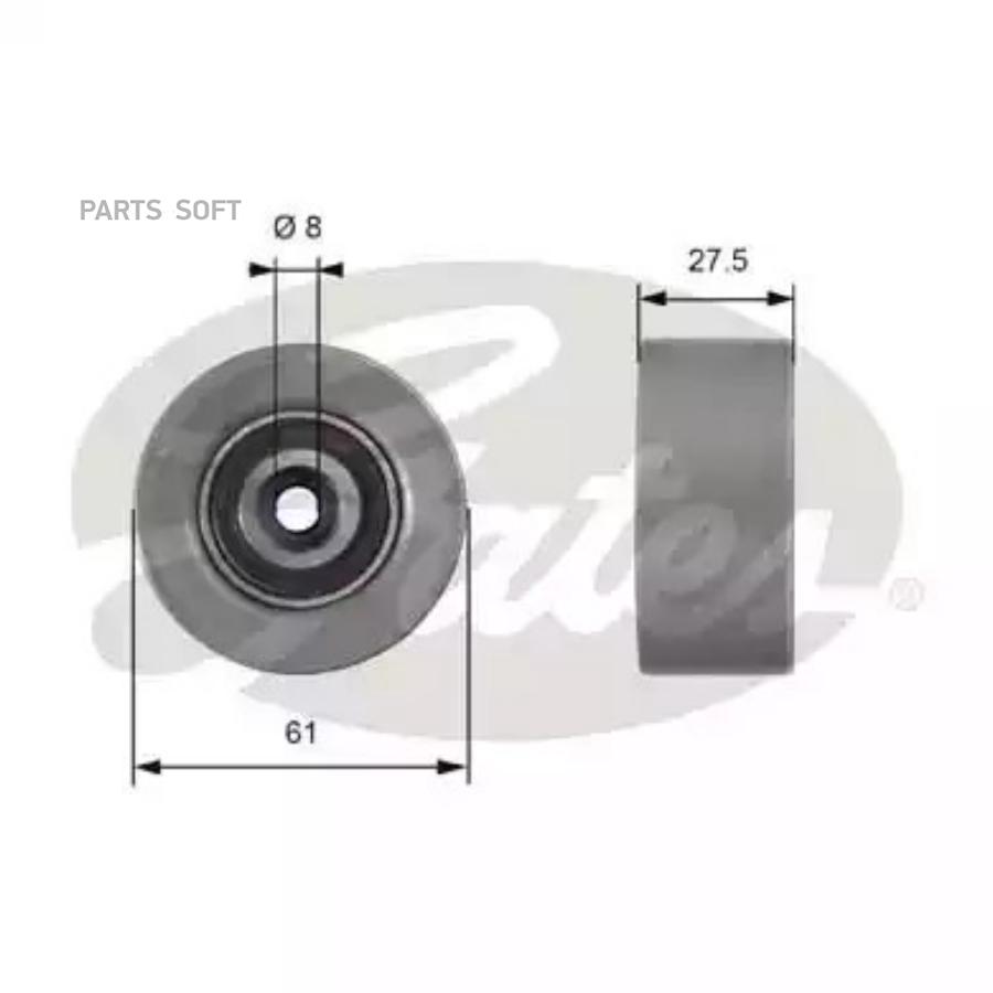 

GATES Ролик ГРМ GATES T42151