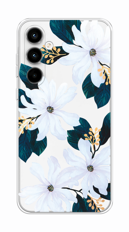 

Чехол на Samsung Galaxy A35 5G "Delilah Flower", Зеленый;белый, 2109350-1