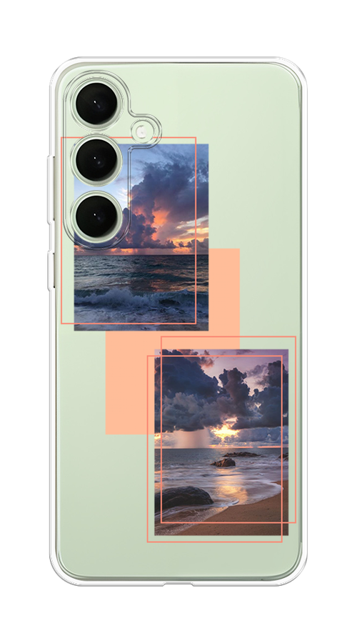 

Чехол на Samsung Galaxy S25 Plus "Sky collage", Розовый;прозрачный;синий, 2110450-1