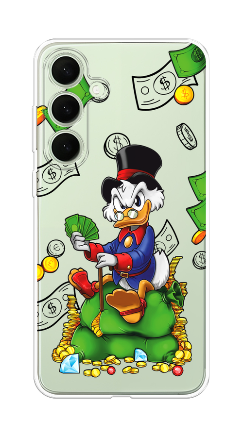 

Чехол на Samsung Galaxy S25 Plus "Scrooge Richness", Черный;синий;зеленый, 2110450-1