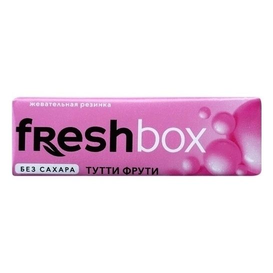 

Жевательная резинка Freshbox тутти-фрутти без сахара 1 12,65 г