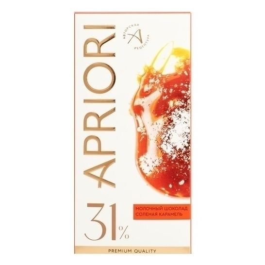 

Шоколад Apriori молочный соленая карамель 85 г