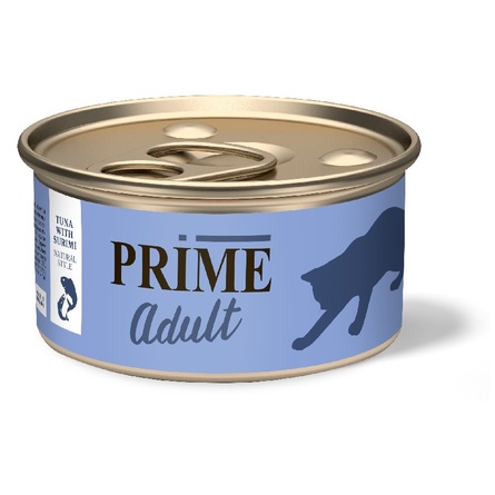 фото Влажный корм для кошек prime, тунец, 4шт, 70г
