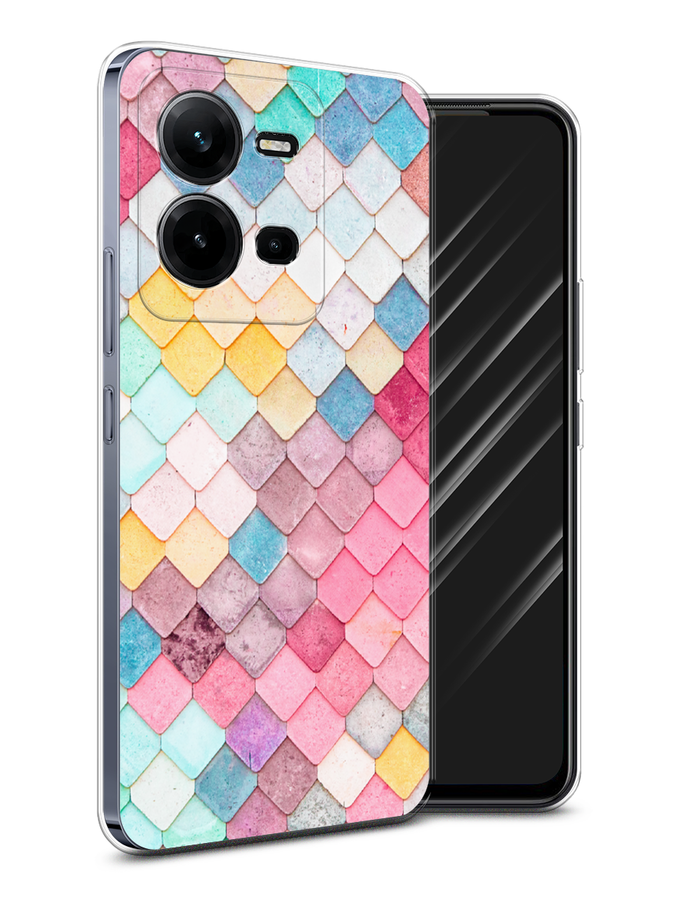 

Чехол Awog на Vivo V25 / Виво V25 "Нежные ромбики", Красный, ok