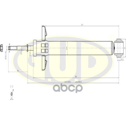 

Амортизатор подвески G.U.D GSA443246