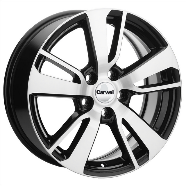 

Колесный диск Carwel Чага 1704 7.0x17/5x114.3 D66.1 ET40, Черный;серебристый