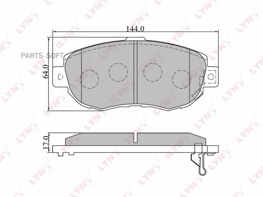 

Колодки торм.пер.LEXUS GS300 93-05/IS200/300 99-05/SC430 01=>, TOYOTA Supra 93-98