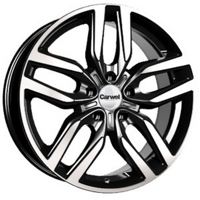 

Колесный диск Carwel Нарбус 211 7.5x18/5x108 D63.35 ET40, Черный;серебристый