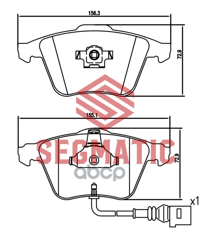 Колодка Торм Диск Пер Volvo S60 2.4 2000-2010 Volvo Xc90 2.5 2002-2006 V